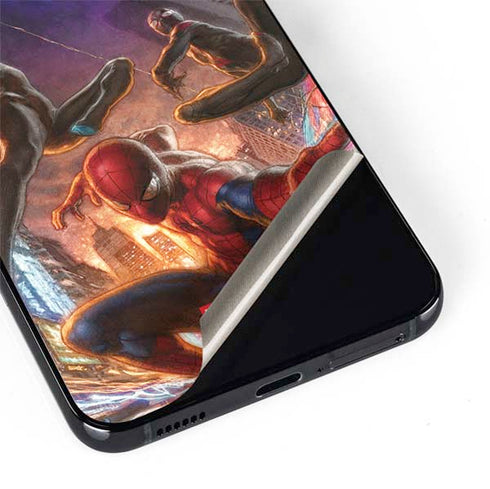 Marvel Spiderman Group Wall Galaxy S22 Skin